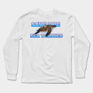 Sea turtle t-shirt designs Long Sleeve T-Shirt